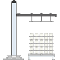 Automation Filament Cabling Palletizer Icon